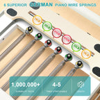 Joyrider Foldable Pilates Reformer Machine – Home Studio Aluminum Frame with German Piano Wire Springs & Jump Board, 480 lbs Capacity