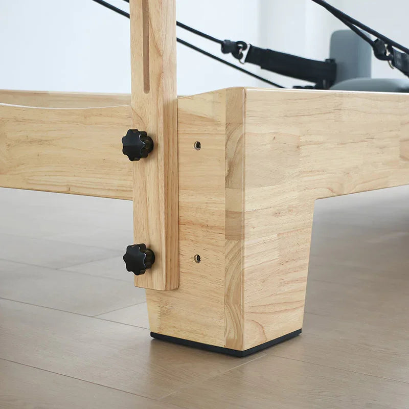 Joyrider pilates reformer soolid wood frame with fine joints H60