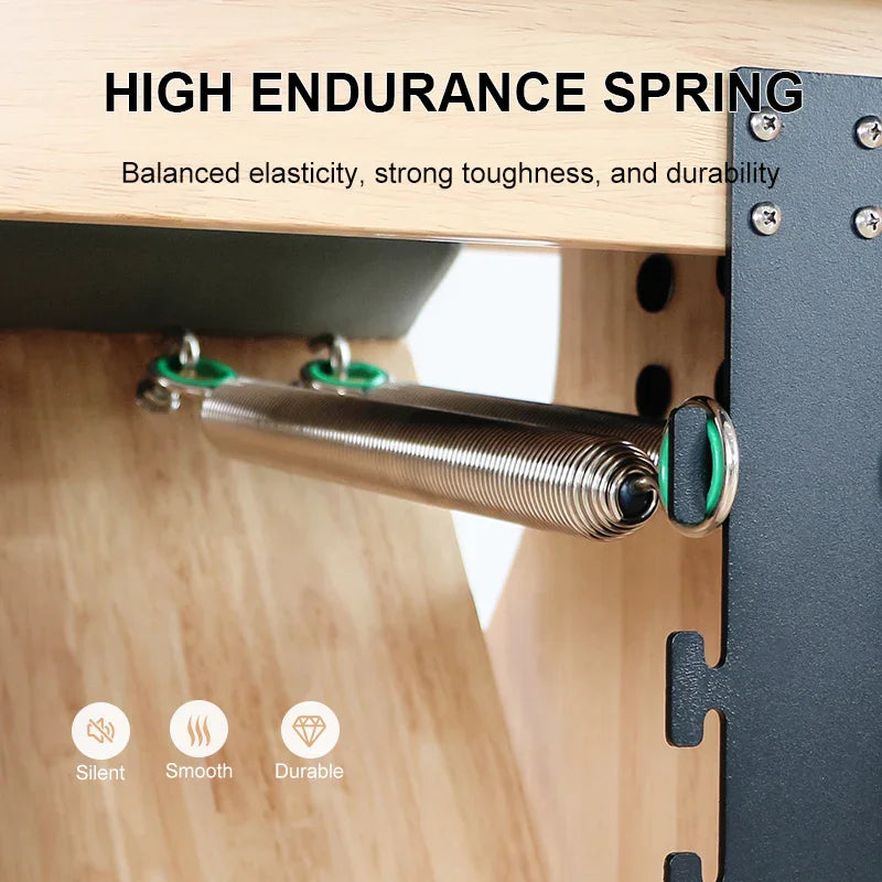 Pilates Wunda Chair - Split Pedal Stability Chair with Handles | W60 High endurance spring mechanism Balanced elasticity, strong toughness,and durability