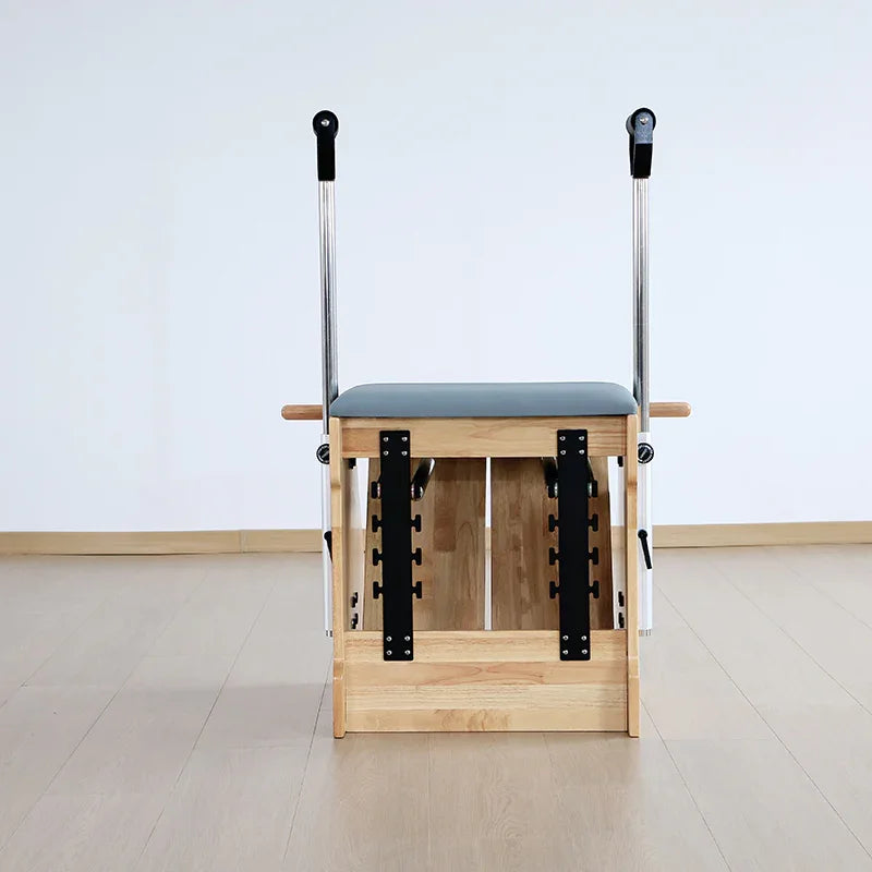 Pilates Wunda Chair - Split Pedal Stability Chair with Handles | W60 backside view