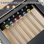 Pilates reformer with German piano wire springs and adjustable resistance