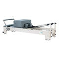 JOYRIDER Studio Pilates Reformer - Professional Oak Wood Frame with German Piano Wire Springs, Jump Board & Pilates Box - 480 lbs Capacity