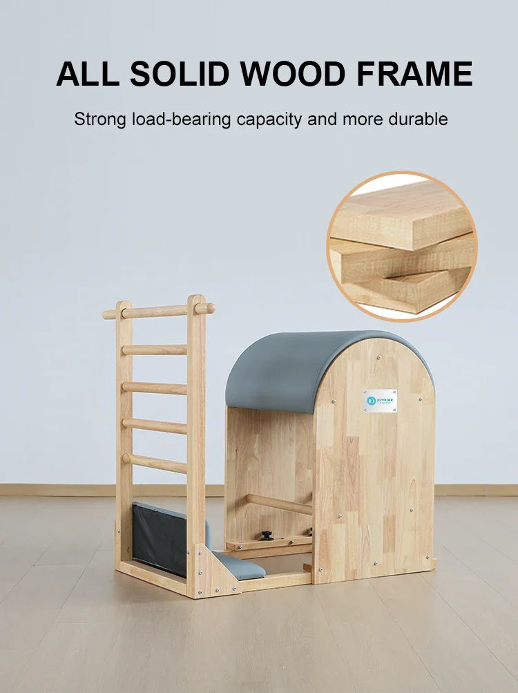 joyrider pilates ladder barrel, all solid wood frame, strong load-bearing capacity and more durable